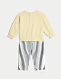 2pc Cotton Rich Striped Outfit (0 Mths-3 Yrs)