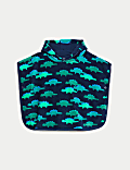 Poncho en coton éponge à capuche et motif dinosaure (jusqu’au 3 ans)