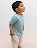 Pure Cotton Striped Trousers (0-5 Yrs)