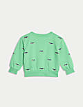 Sudadera 100 % algodón con bordado (0-3 años)
