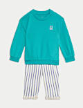 2pc Cotton Rich Top & Bottom Outfit (0-6 Yrs)