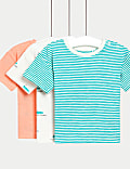 3pk Pure Cotton Caterpillar T-Shirts (0-3 Yrs)