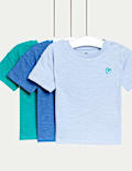 3pk Pure Cotton T-Shirts (0-3 Yrs)