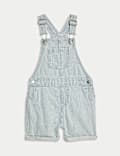 2pc Pure Cotton Striped Bibshort (0-3 Yrs)