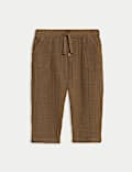 Pure Cotton Double Cloth Trousers (0-6 Yrs)
