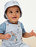 3pc Pure Cotton Peter Rabbit&trade; Bibshort Outfit (0-3 Yrs)