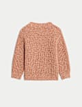 Pure Cotton Open Knit Jumper (0-3 Yrs)