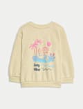 Sudadera de algodón de cuello redondo Easy Vibes (0-6 años)