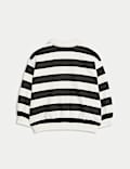 Cotton Rich Striped Rugby Sweatshirt (0-6 Yrs)