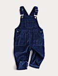 Pure Cotton Cord Dungarees (0-3 Yrs)