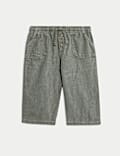 Cotton Blend Plain Trousers (0-6 Yrs)