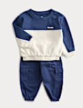 Sweatshirt & Cargos Outfit (0-6 Yrs)
