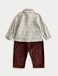 2pc Pure Cotton Checked Top & Bottom Outfit (0-6 Yrs)