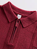 2pc Knitted Polo with Trousers Outfit (0-6 Yrs)
