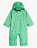 Hooded Frog Puddlesuit (0-3 Yrs)