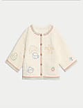 Pure Cotton Embroidered Quilted Jacket (0-3 Yrs)