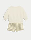 Ensemble 2&nbsp;pièces Babyccino en coton (jusqu’au 3&nbsp;ans)