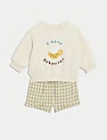 Ensemble 2&nbsp;pièces Babyccino en coton (jusqu’au 3&nbsp;ans)