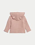 Pure Cotton Hooded Cardigan (7lbs-3 Yrs)