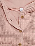 Pure Cotton Hooded Cardigan (7lbs-3 Yrs)
