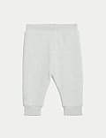 Cotton Rich Plain Joggers (0-3 Yrs)