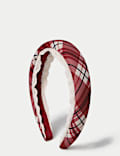 Check Padded Alice Band