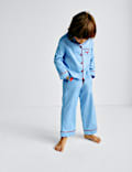 Pure Cotton Dreamers Slogan Pyjamas (3-10 Yrs)