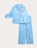 Pure Cotton Dreamers Slogan Pyjamas (3-10 Yrs)