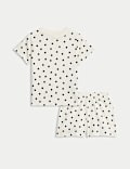 Pure Cotton Spotted Pyjamas (1-16 Yrs)