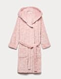 Kids' Fleece Leopard Print Robe (1-16 Yrs)