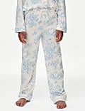 Cotton Modal Floral Pyjamas with Scrunchie (3-16 Yrs)