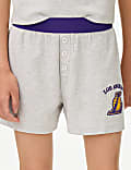 Pyjama en coton &agrave; motif NBA LA Lakers (du 6 au 16 ans)
