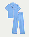 Satin Revere Pyjamas (3-16 Yrs)