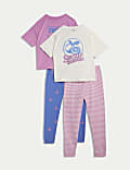 2pk Cotton Rich Printed Pyjama Sets (3-16 Yrs)