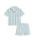 Pyjama en satin à rayures (du 3 au 16 ans)