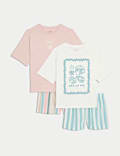 2pk Pure Cotton Seashell Pyjama Sets (1-16 Yrs)
