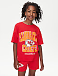 NFL Kansas City Chiefs Distressed Print Pyjamas (6-16 Yrs)