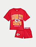 NFL Kansas City Chiefs Distressed Print Pyjamas (6-16 Yrs)