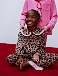 Leopard Print Satin Pyjamas (3-16 Yrs)
