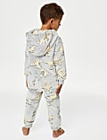 Fleece Glow In The Dark Dinosaur Onesie (1-7 Yrs)
