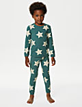Pyjama en coton à motif étoile (du 1 au 8&nbsp;ans)