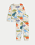 Pure Cotton Dinosaur Pyjamas  (1-8 Yrs)