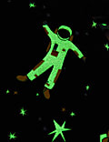 Pure Cotton Glow In The Dark Space Pyjamas (1-8 Yrs)