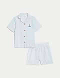 Pure Cotton Striped Pyjamas (1-8 Yrs)