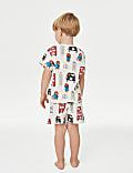 Pure Cotton Paddington™ Waffle Pyjamas (1-7 Yrs)