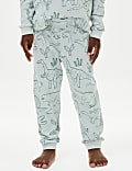 Pyjama 100&nbsp;% coton à motif dinosaure (du 1 au 8&nbsp;ans)