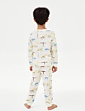 Waffle Landmark Print Pyjamas (1-8 Yrs)