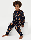 Velour Reindeer Pyjamas (1-8 Yrs)