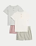 2pk Striped Pyjama Sets (1-16 Yrs)