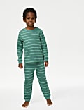 Pure Cotton Striped Pyjamas (1-16 Yrs)